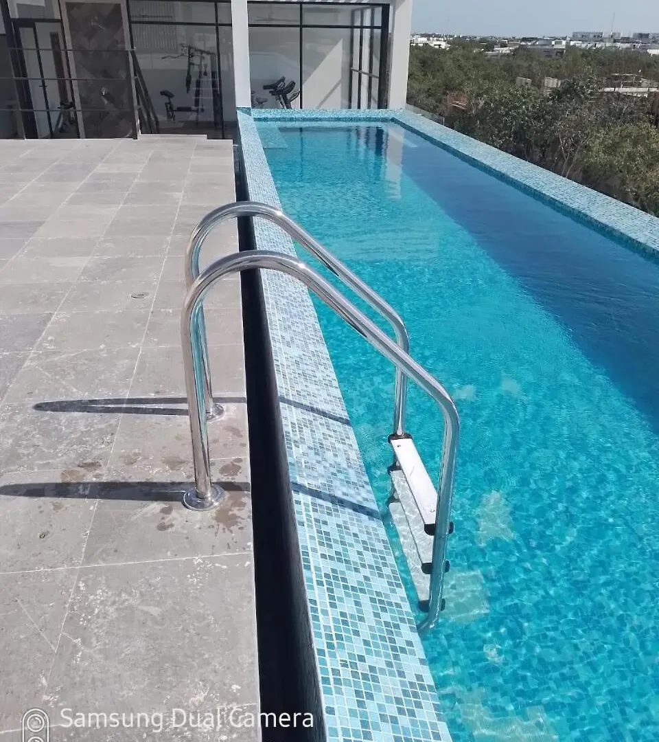 아파트 Infinity Pool Rooftop Wifi 툴룸 멕시코